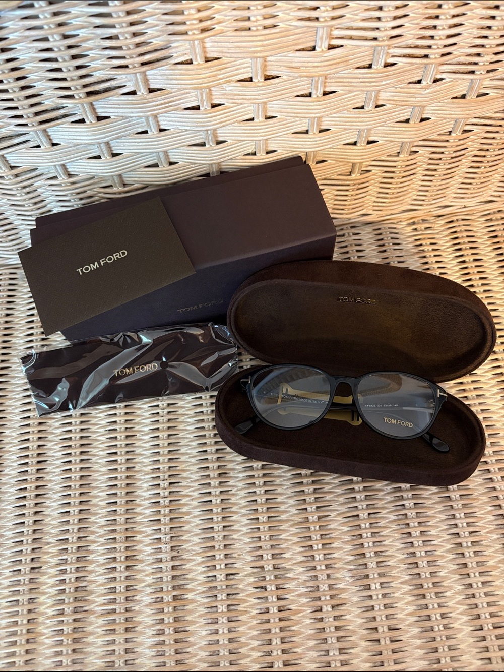 Tom Ford Women’s Black Glasses with Branded Case